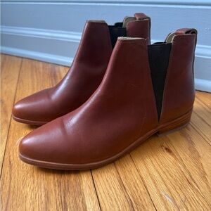 Cognac leather Nisolo boots size 8.5